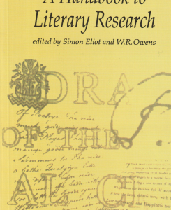 A Handbook to Literary Research ( اصول و روش تحقیق زبان و ادبیات انگلیسی )