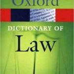 oxford dictionary of law فرهنگ لغت آکسفورد از قانون