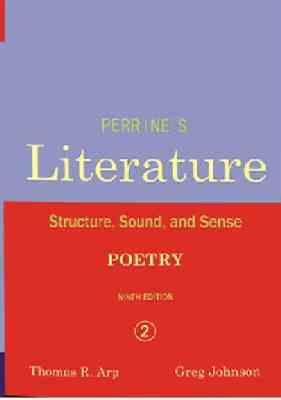 literature 2 : structure.sound ( Thomas R Arp Greg Johnson Perrine s Literature )