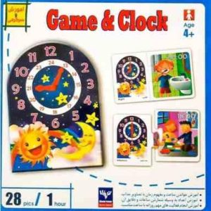 بازی فکری بازی و ساعت Game & Clock گروه سنی 4 1 الی 4 نفره