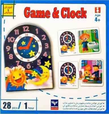 بازی فکری بازی و ساعت Game & Clock گروه سنی 4 1 الی 4 نفره