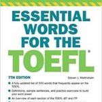 ESSENTIAL WORDS FOR THE TOFEL