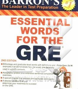 ESSENTIAL WORDS FOR THE GRE ( BARRONS )