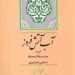 آب آتش افروز ( مجدود بن آدم سنایی دکتر رضا اشرف زاده ) گزیده حدیقه الحقیقه سنایی غرنوی