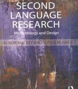 پژوهش زبان دوم second language research ( Alison Mackey Susan M. Gass )