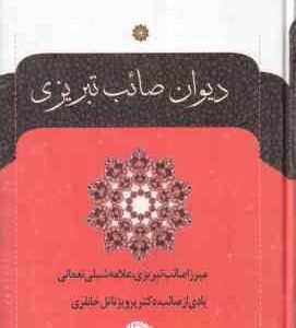 دیوان صائب تبریزی ( میرزا صائب تبریزی علامه شیلی نعمانی پرویز خانلری ) دوره دوجلدی