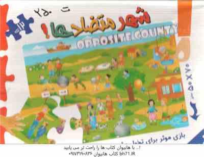 پازل بزرگ 12 تکه ای سایز 50×70 شهر متضادها