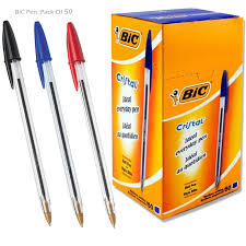 خودکار Bic / آبی - قرمز - مشکی