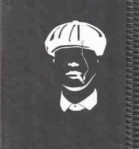 دفتر مشکی فنر بغل - شرکت سرو - کد 235