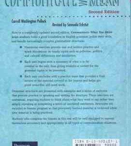 Communicate What You Mean : Concise Advanced Grammar Paperback