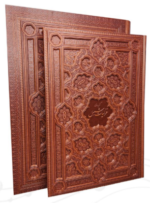 گزیده غزلیات شمس ( رحلی - کاغذ گلاسه - چرم جعبه دار - برجسته نفیس )