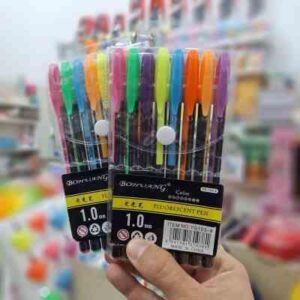 خودکار نئونی 8 رنگ فانتزی کد 103-8