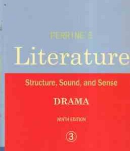 Literature 3 : Structure . Sound and Sense - DRAMA - 9 EDITION