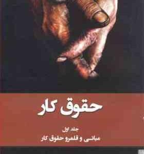 حقوق کار جلد اول : عناصر رابطه کار ( ابوالفضل رنجبری )