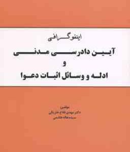 اینفوگرافی آیین دادرسی مدنی و ادله و وسائل اثبات دعوا ( دکتر مهدی فلاح خاریکی - سیده هاله هاشمی )
