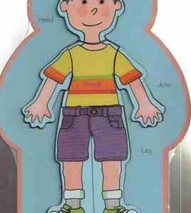 پازل چوبی آشنایی با اندام بدن