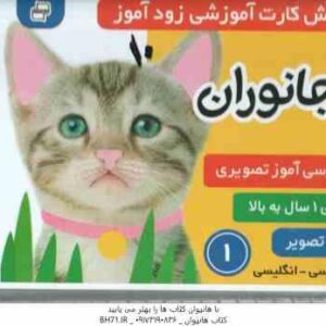 فلش کارت آموزشی زود آموز جانوران 1 ( علیرضا مرتضوی کرونی - فائقه مرتضوی کرونی ) 1 سال به بالا